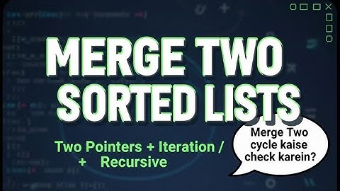 MERGE TWO SORTED LINKED LISTS — Dummy Node Trick! 🔥 | LeetCode 21 | Interview Favorite