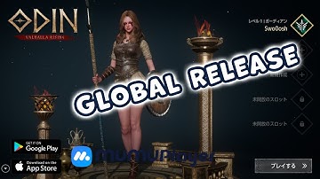 ODIN : Valhalla Rising - GLOBAL Release Gameplay | CHARACTER CREATION - Mobile/PC