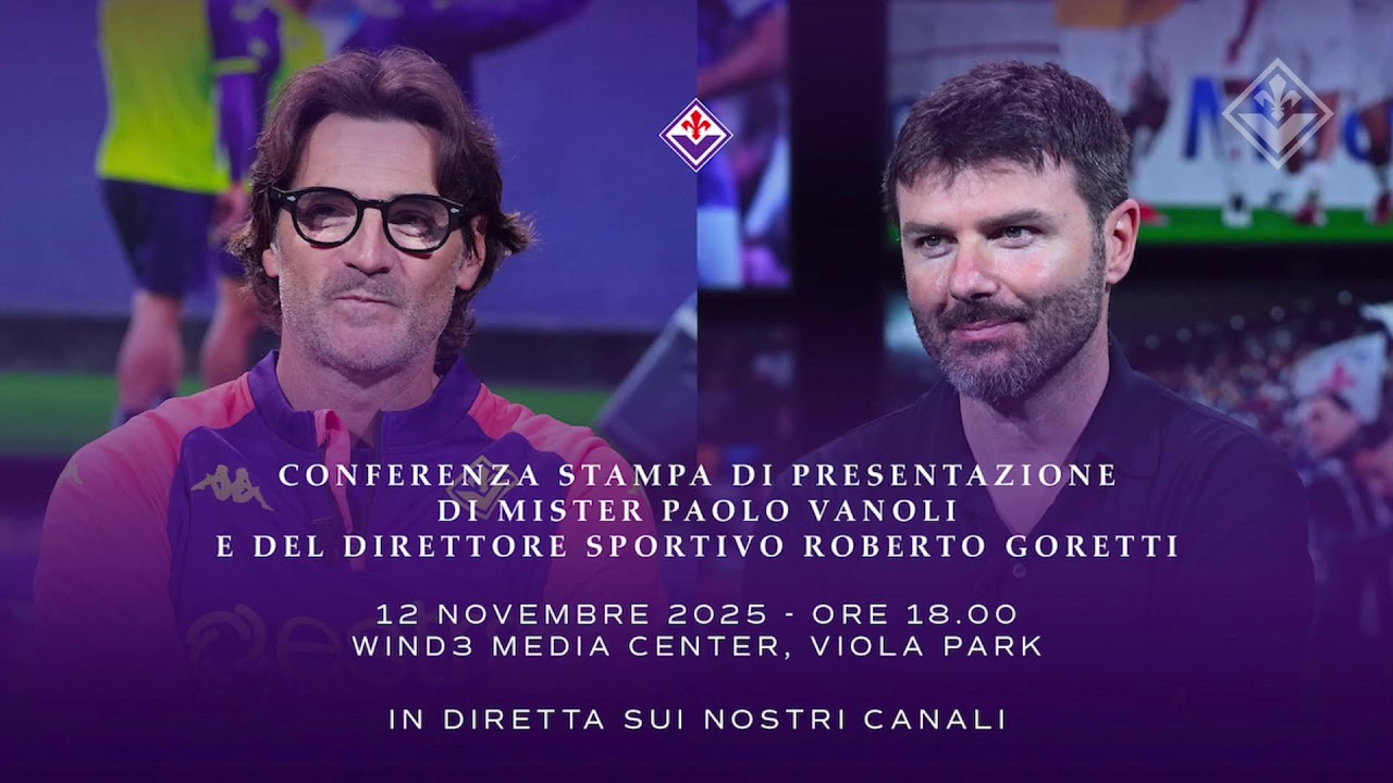 CONFERENZA DS GORETTI E MISTER VANOLI - 12 NOVEMBRE 2025