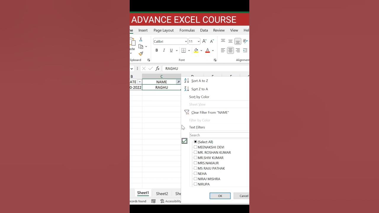 Excel Filter Tips to Save 2 Hours Daily on Excel Excel Hacks YouTube