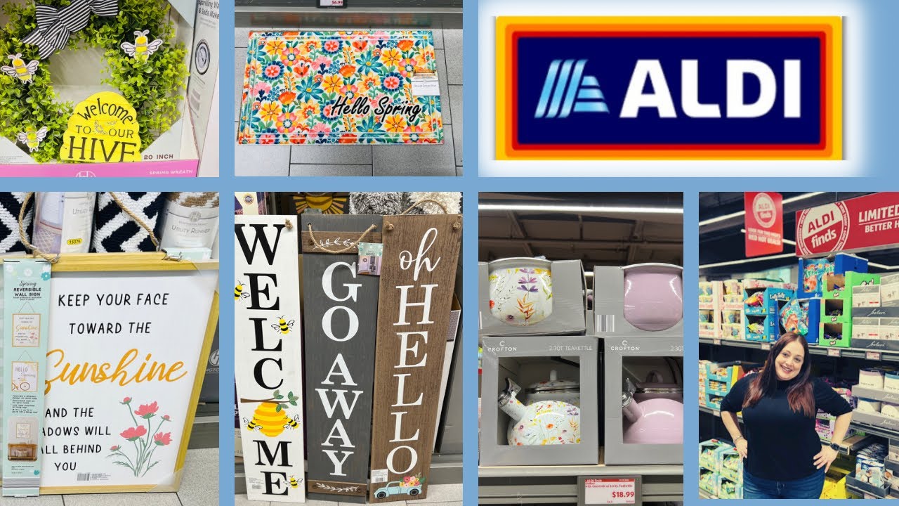 ALDI NEW SPRING DECOR & CLEARANCE THIS SUNDAY ~ NEW ITEMS AT ALDI ...