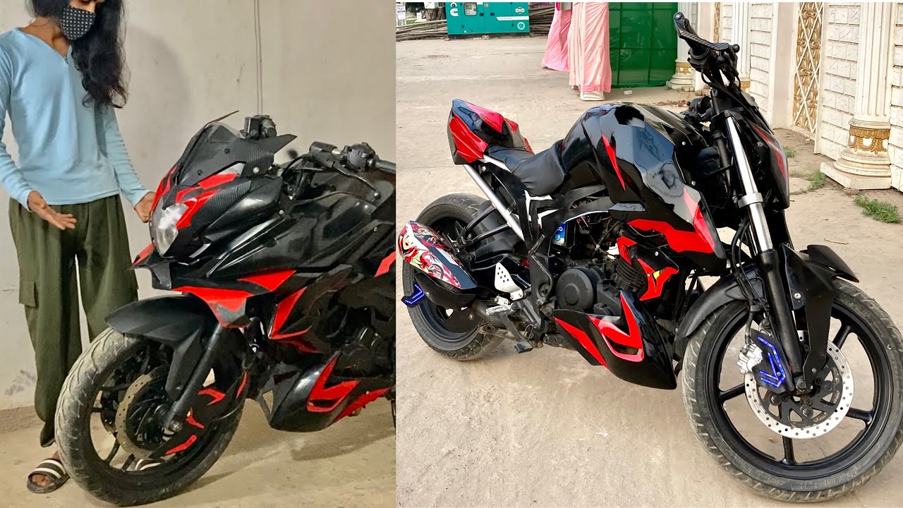 Indian street fighter modification/ Yamaha fz transformation in street fighter 