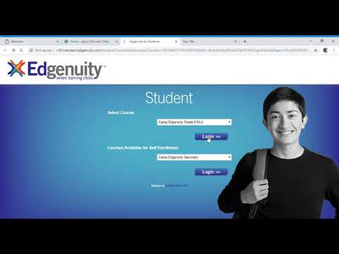 CCMS Logging into Edgenuity Through the Student Portal