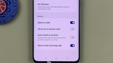 How to turn over to mute incoming calls on OPPO Reno10 5G Android 13