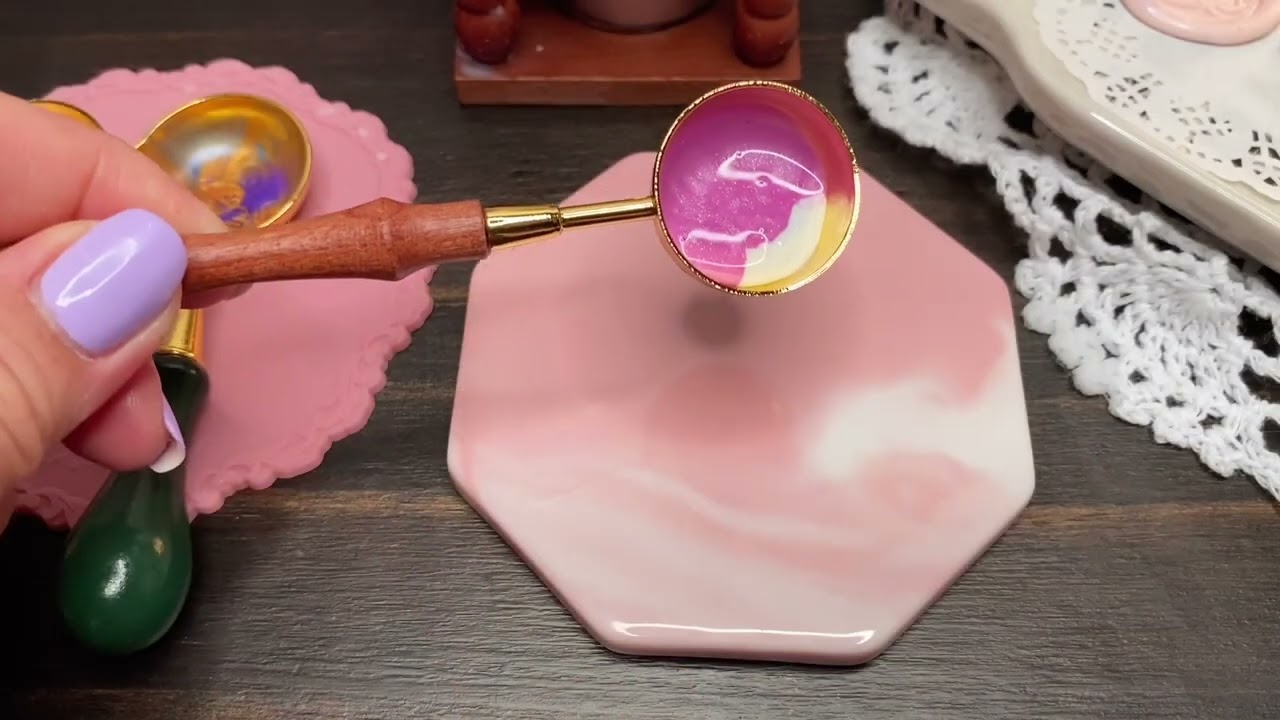 ASMR | Sealing Wax & Stamps from ONEDAYSAVING | No Music | No Talking