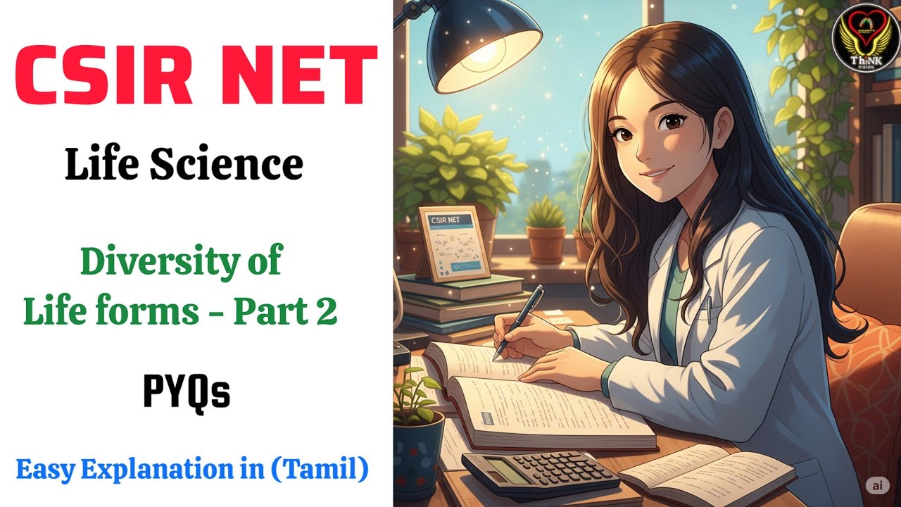 Diversity of Life forms Part-2 | CSIR-NET PYQs LS | Tamil | ThiNK Biology | Subha B 縮圖