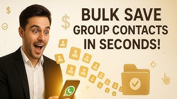 Bulk Save Group Contacts in Seconds | Contact Saver Mobile App