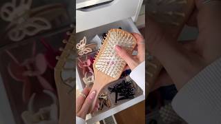 Little organizing therapy 🌿 #organization #cleaning #asmr #asmrsounds #hair #organizing