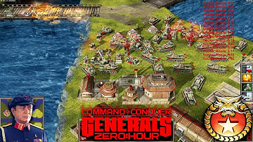 Nuke 1vs7 Random Generals | Command & Conquer Generals Zero Hour
