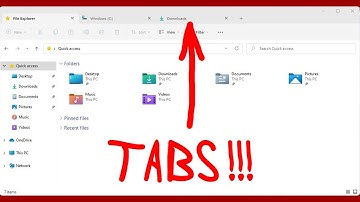 File Explorer tabs are back!!! -NEWS- Windows 11 - Photoshop Art