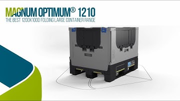 Magnum Optimum 1210 - the strongest foldable large container (FLC) on the market