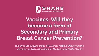 Vaccines: Will they become a form of Secondary and Primary Breast Cancer Prevention?