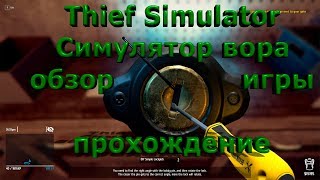 Thief simulator, обзор игры, прохождение, общение с подписчиками, разбираемся во всем вместе.