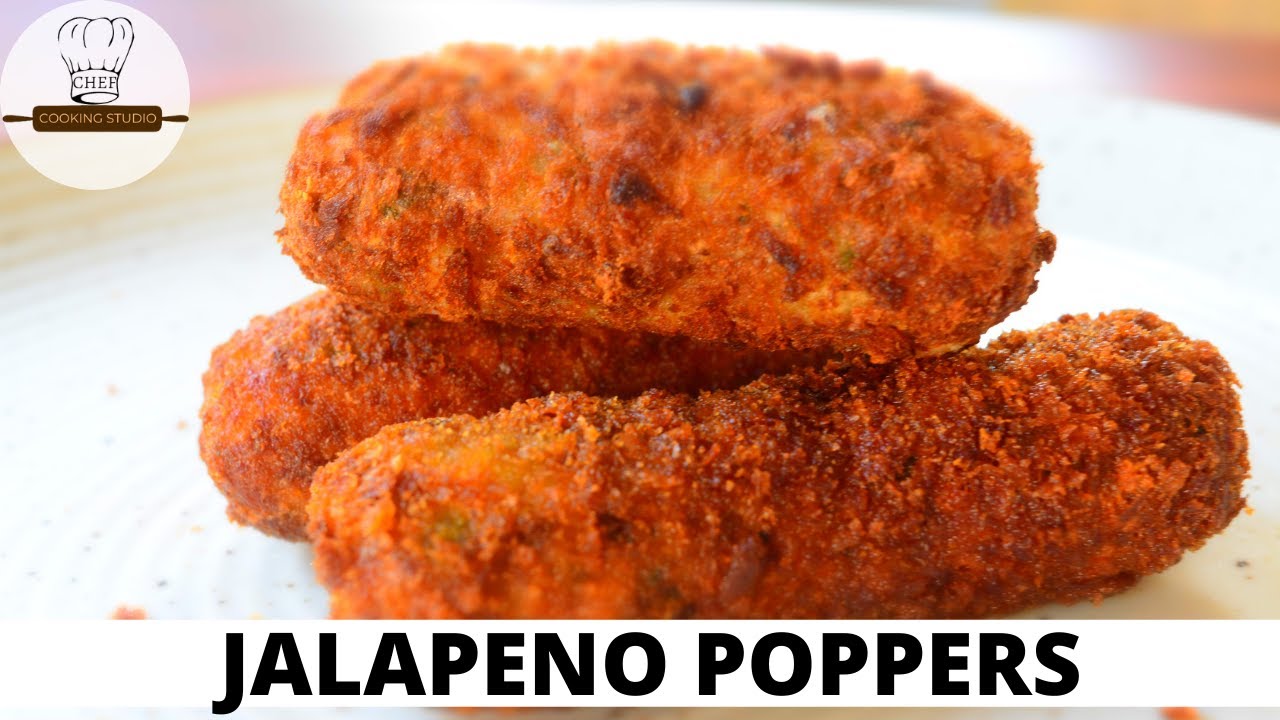 Cheesy Jalapeno Poppers Recipe | Chef Cooking Studio