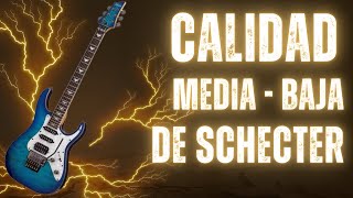 Is the SCHECTER guitar quality really that bad