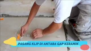 Klip Clips Clip ukuran tebal 1.5mm 1. 5 mm untuk tile leveling leveler spacing spacer system perata nat keramik atau granit wedges wedge plier tang