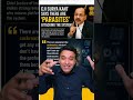 cockroaches and parasites will save the soul of India. #amitkilhor #cockroach #cji