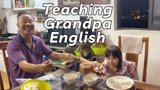 Teaching Her Vietnamese Grandpa How to Speak English! - Vlog 12, Vietnam Vlogs 2023