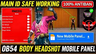 Free Fire Panel Mobile 🔥 FF Antiban Panel OB54 | Free Fire Hack New 😈 FF Injector 2026 | FF Panel