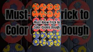 Must-Know Trick to Color Cookie Dough! #cookies #baking #tipsandtricks