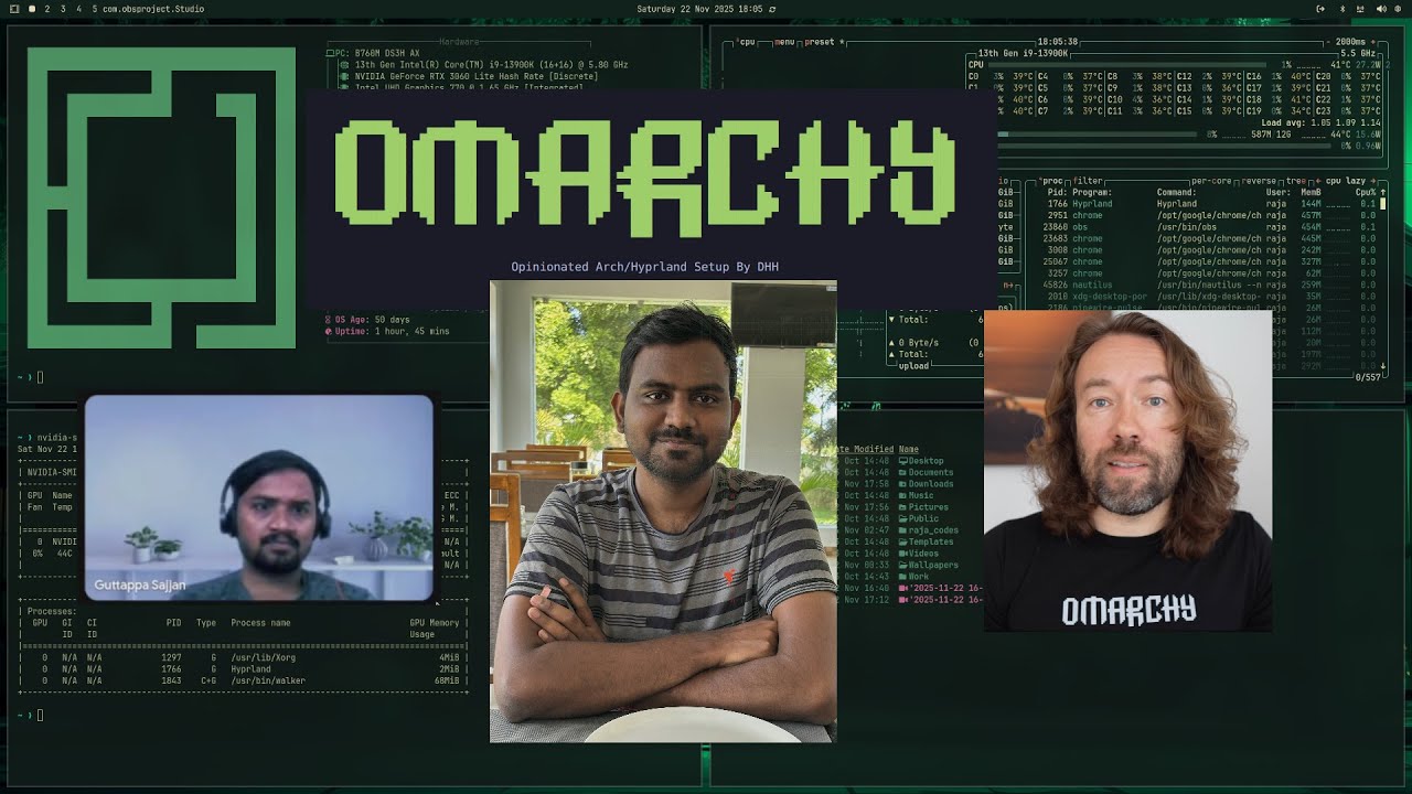 My Journey to Omarchy Linux !! And Why I Had to Show My Friend. - YouTube