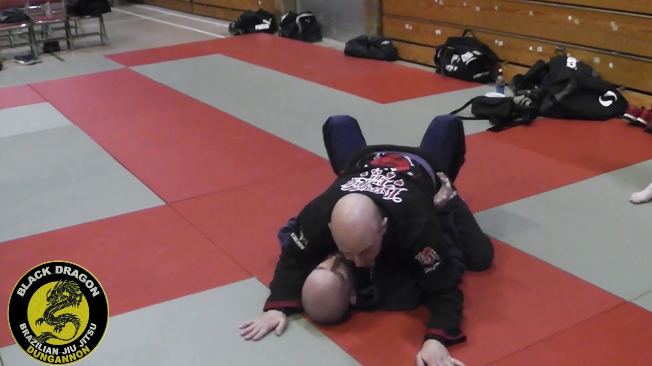 baseball bat choke from mount (week 9) YouTube