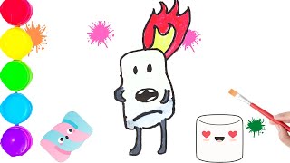 Drawing for kids - How To Draw Flamemallow From YouTube Kids App