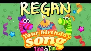 Tina&Tin Happy Birthday REGAN 👸🏻 🤴🏻  (Personalized Songs For Kids) 🤹🏻 🙌 👏 Resimi
