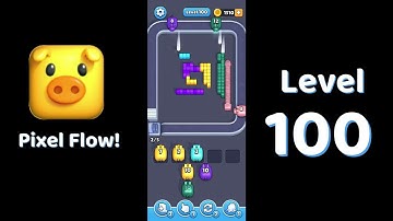 🎮 Pixel Flow Level 100 Walkthrough 💥 | SolutionGuruji