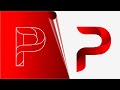 Logo design of P Letter in CorelDraw😊👌#coreldraw #logo #tutorial