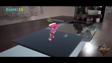 My First AR Mini Game Prototype in Action! 🚀