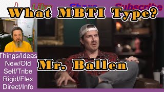 What MBTI Type is Mr. Ballen?