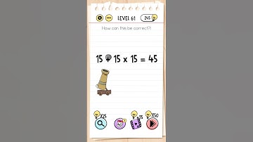 Level 61/ Brain Test/ how can this be correct ?