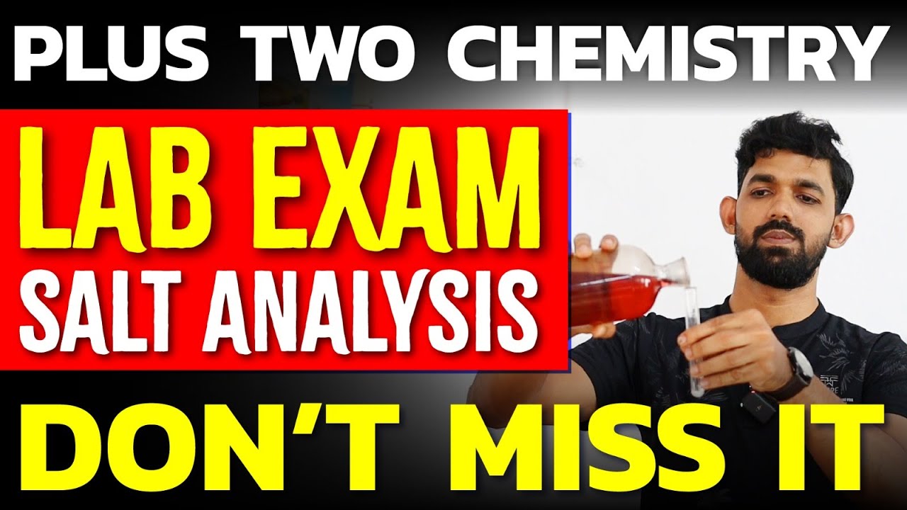 Plus Two Chemistry Lab Practical | Salt Analysis | Exam Winner +2 Lab