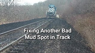 Fixing a Pretty Bad Mud Spot in the Track below Curve 10 by ccrx 6700 That's Railroadin! 26,540 views 2 months ago 25 minutes