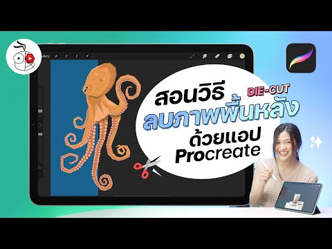 2 วิธีในการลบและตัดพื้นหลังภาพ (Die Cutting) ด้วยแอป Procreate บน iPad ทำตามได้เลย