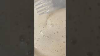 Active yeast with warm water 💧 and flour