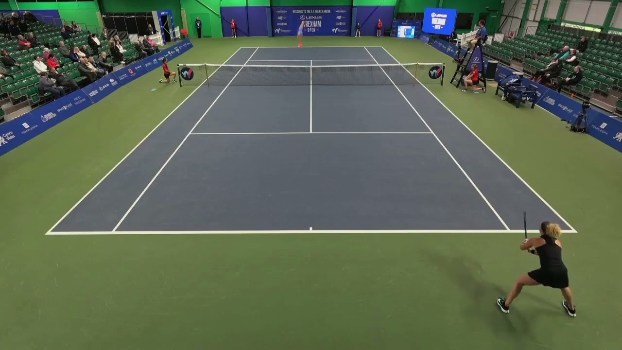 Mika Stojsavljevic [WC] (GBR) vs Amarni Banks (GBR) // 6-4 6-4 // W100 Wrexham // 2nd Round