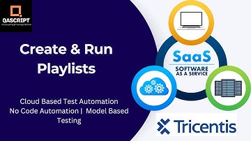 Tricentis Test Automation | Lesson 8 - Create & Run Playlists | Execute Multiple Test Cases