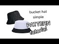 (DIY TUTORIAL) HOW TO MAKE BUCKET HAT SIMPLE PATTERN/PAANO GUMAWA NG SIMPLENG BUCKET HAT PATTERN.