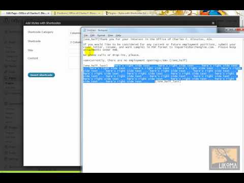 WordPress Plugin: Styles with Shortcodes