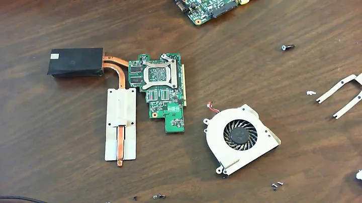 Toshiba Satellite A505 Disassembly/Reapply Thermal Paste