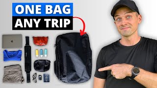 How to travel with just ONE bag (comfort w/o sacrifice)