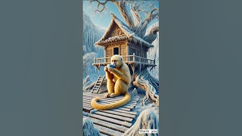 Monkey saved the tourist bus in glacier desert #shorts #ai #ytshorts #trending shorts #monkey #viral