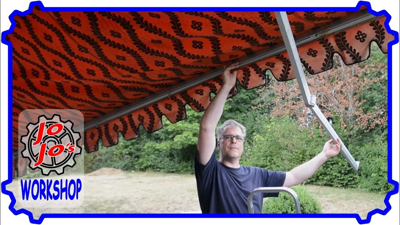 Markisenreparatur Einer 40 Jahre Alten Markise Youtube