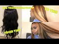Wig Transformation | How to highlight your lace frontal wig | Beginner Friendly | Rosa Beauty Hair