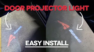 How to install door projector lights on ANY CAR (EASY MOD!)  Tested on Acura RDX ASpec