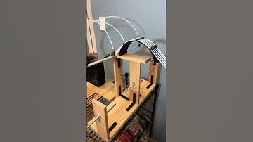 New wooden filament spool holder rack design for multicolor 3d printer