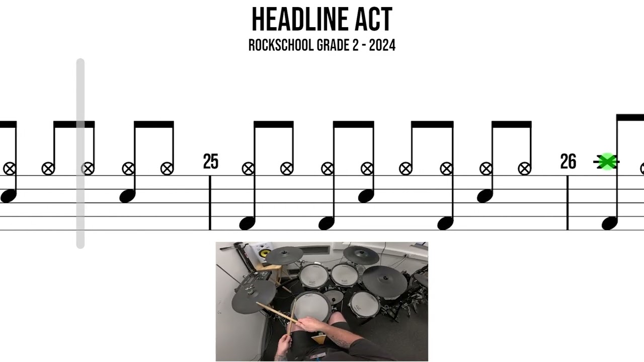 Выступление главного героя – Rockschool Grade 2 2024 | Прохождение игры на барабанах 🥁