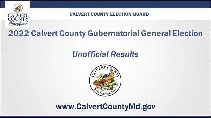 Unofficial 2022 Gubernatorial General Election Res...